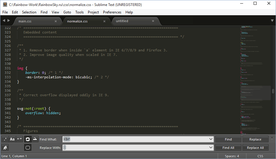 Sublime Text 4 build 4143